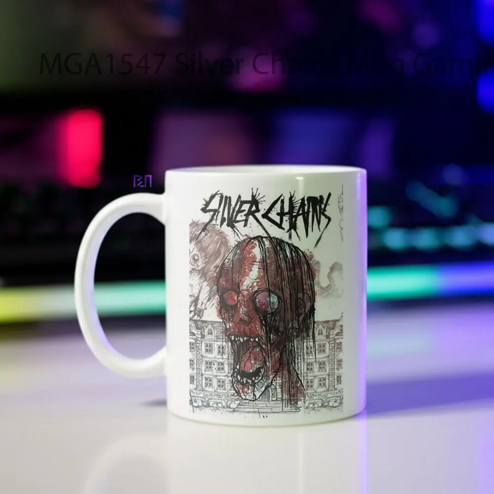 Silver Chains Game Mug - Sudut 2