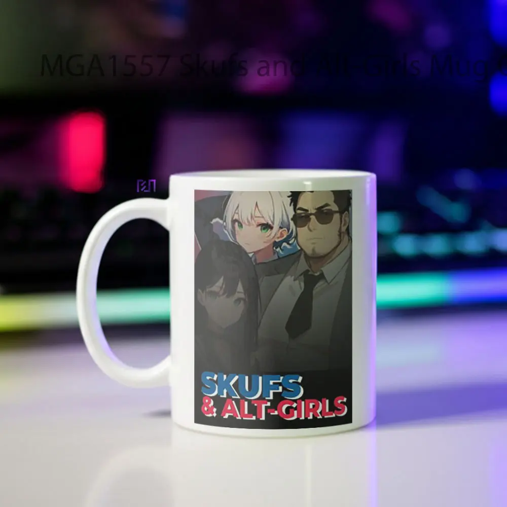 Skufs and Alt-Girls Game Mug - Sudut 2