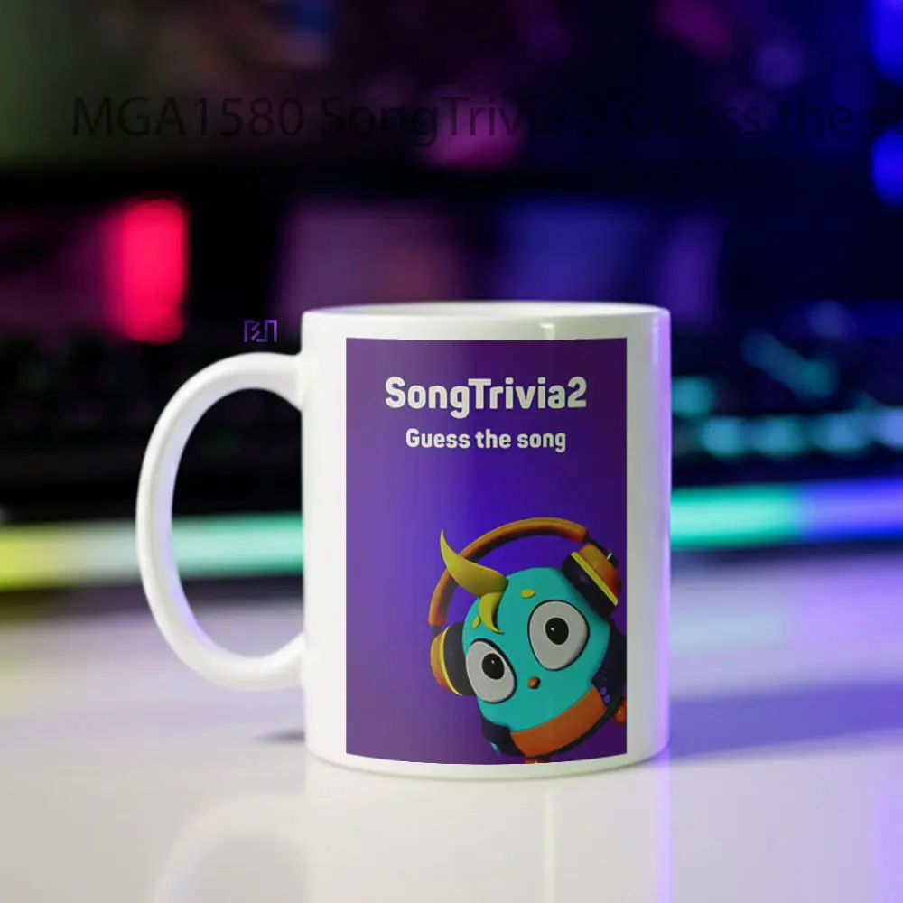 SongTrivia 2 Guess the Song Game Mug - Sudut 2