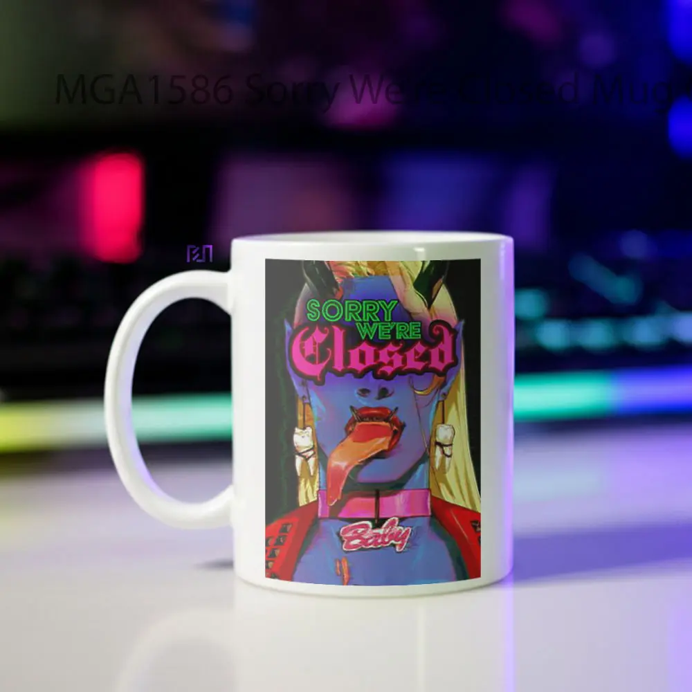 Sorry We’re Closed Game Mug - Sudut 2