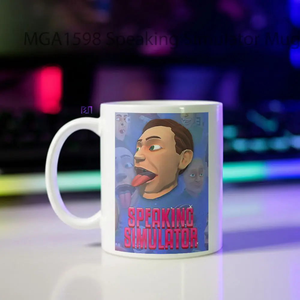 Speaking Simulator Game Mug - Sudut 2