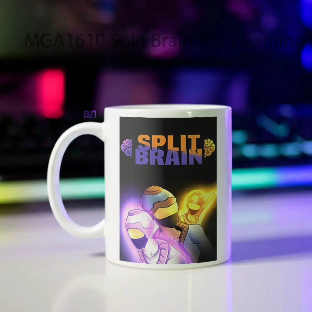 Split Brain Game Mug - Sudut 2