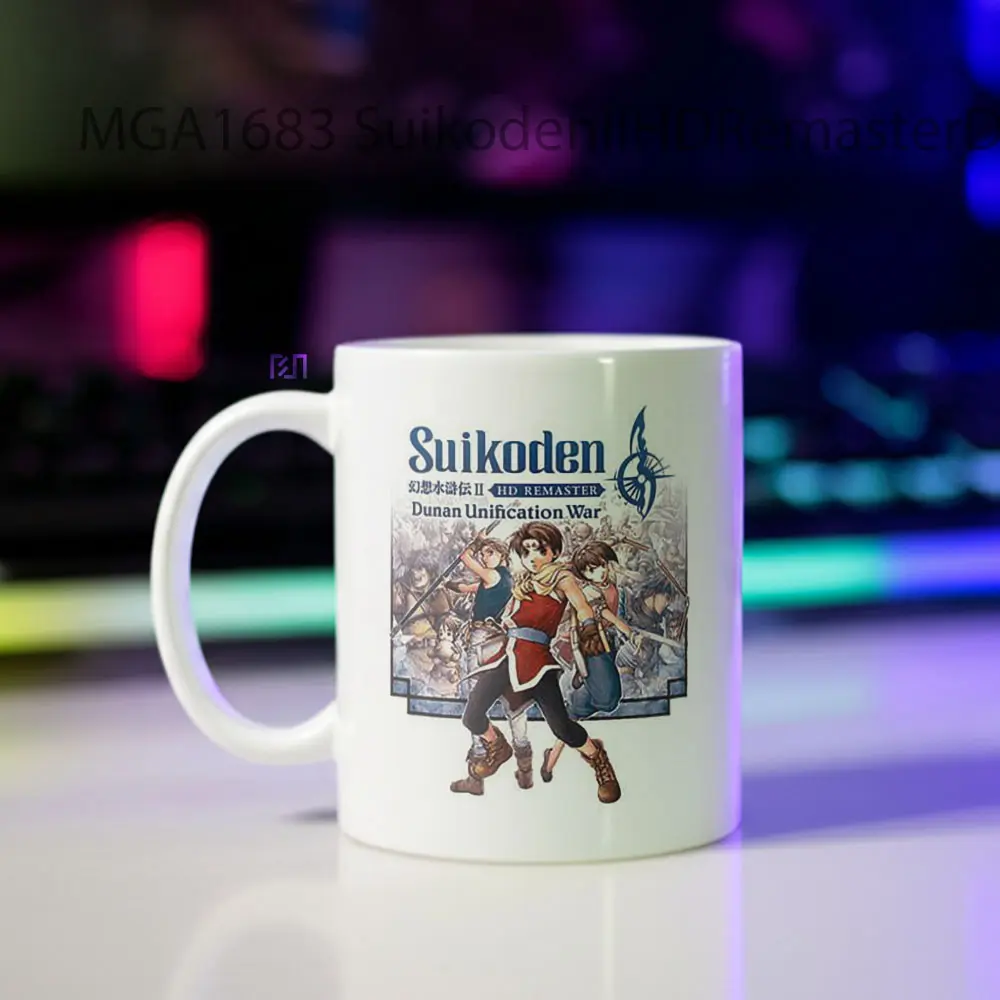 Suikoden II HD Remaster Dunan Unification War Game Mug - Sudut 2