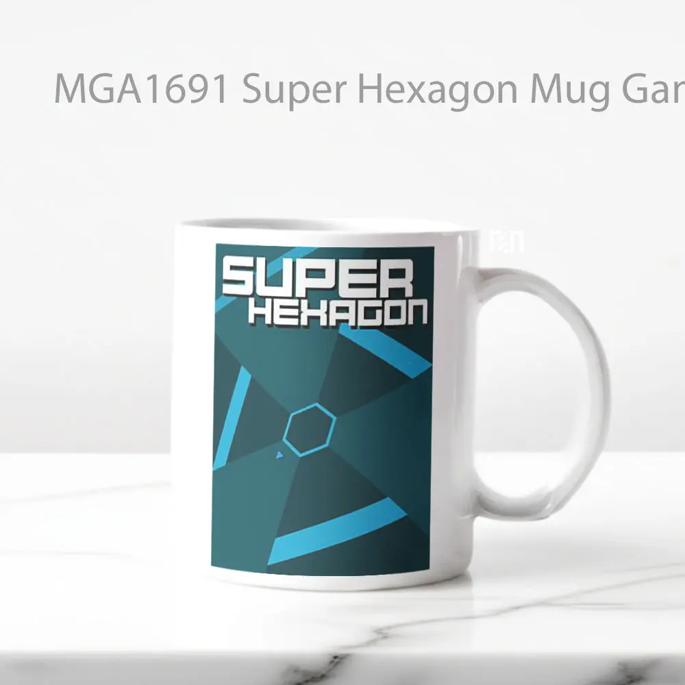 Super Hexagon Game Mug