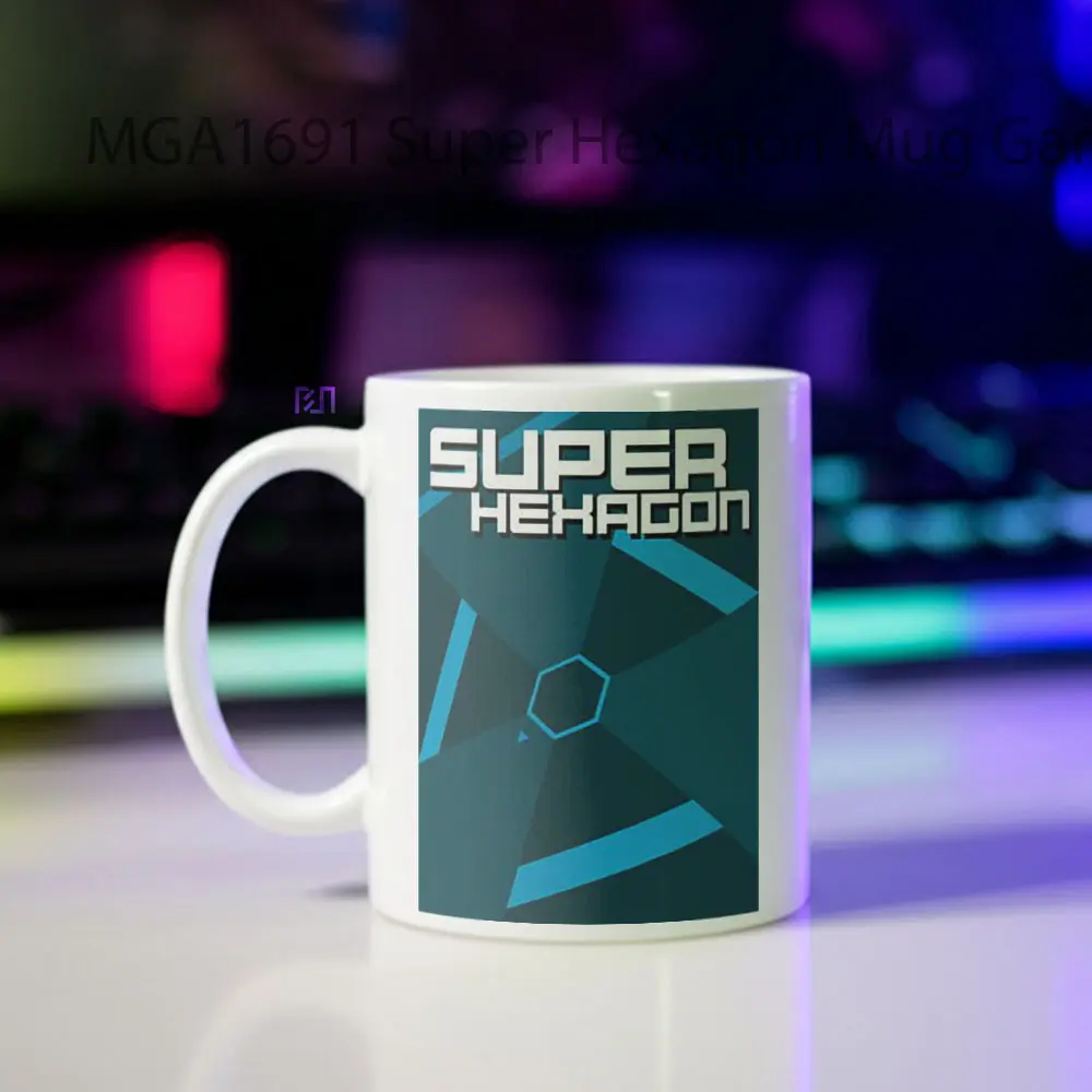 Super Hexagon Game Mug - Sudut 2