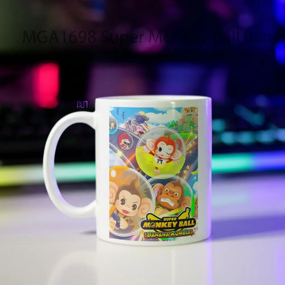 Super Monkey Ball Banana Rumble Game Mug - Sudut 2