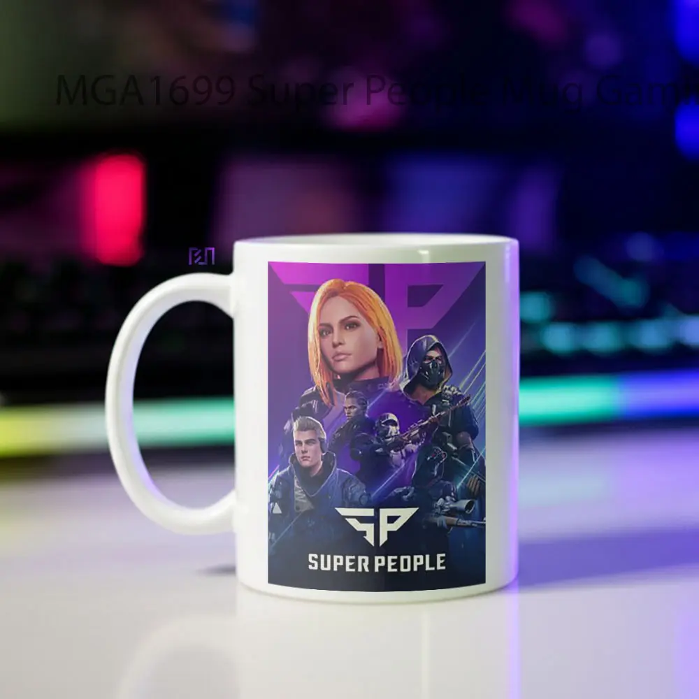 Super People Game Mug - Sudut 2