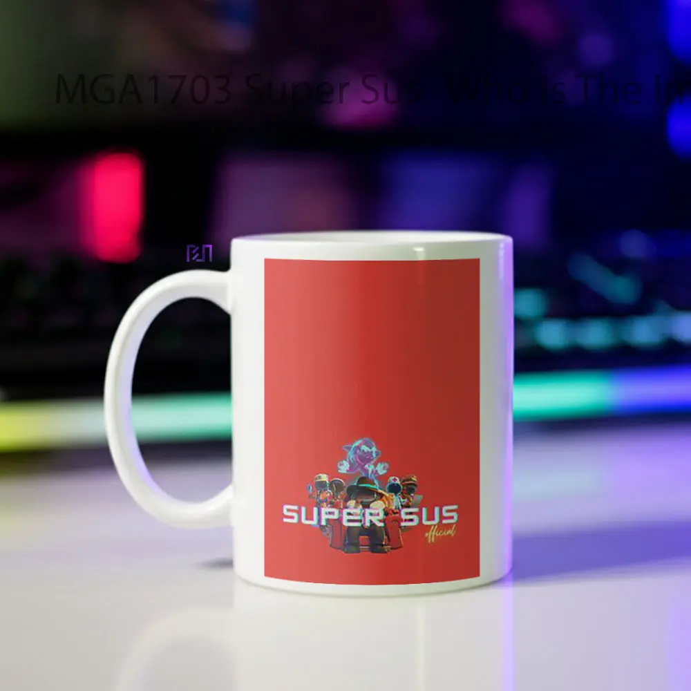 Super Sus - Who Is The Impostor Game Mug - Sudut 2