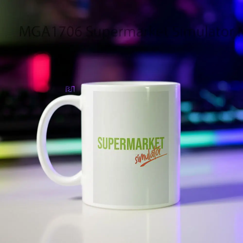 Supermarket Simulator Game Mug - Sudut 2