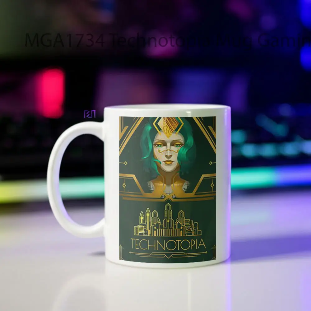 Technotopia Game Mug - Sudut 2