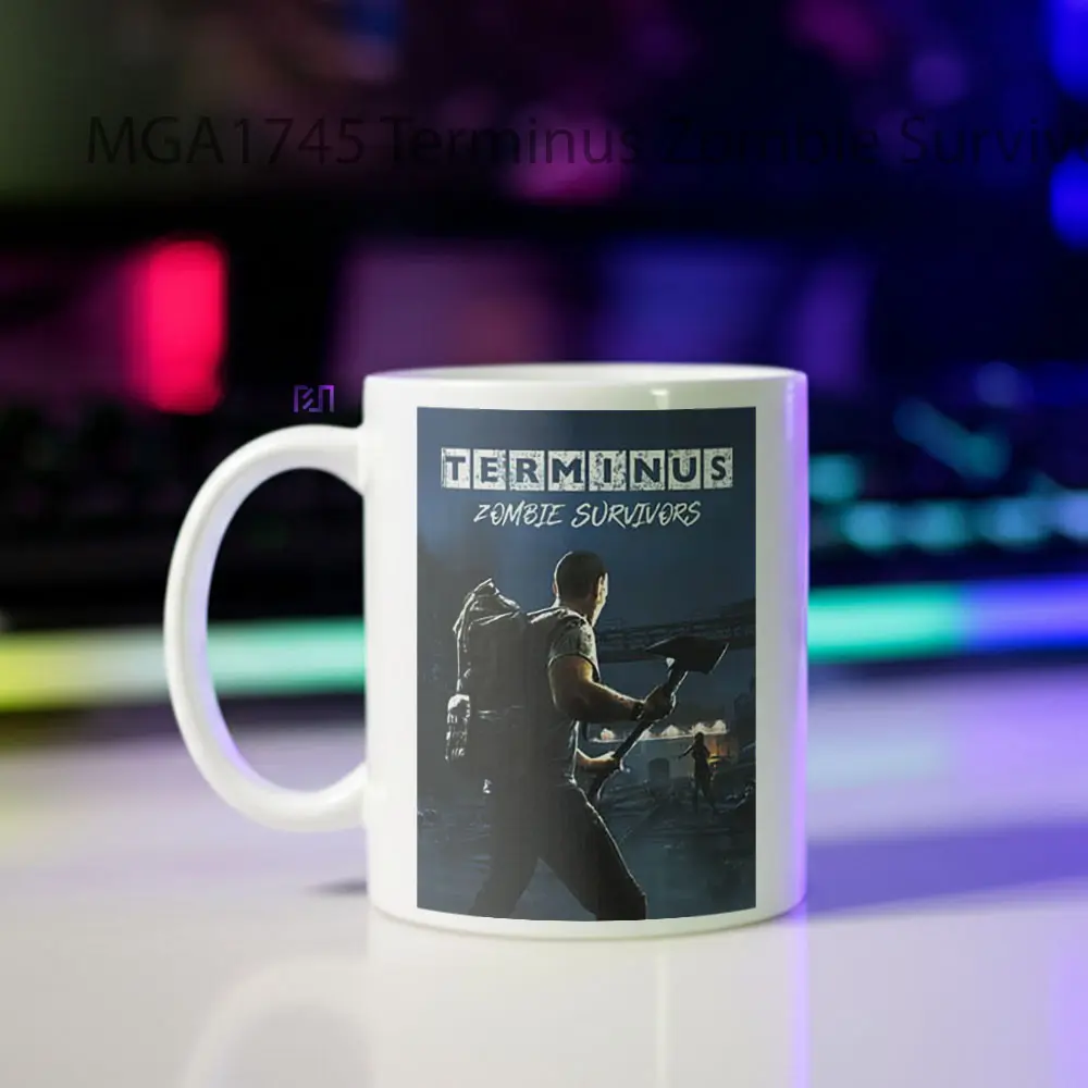 Terminus Zombie Survivors Game Mug - Sudut 2