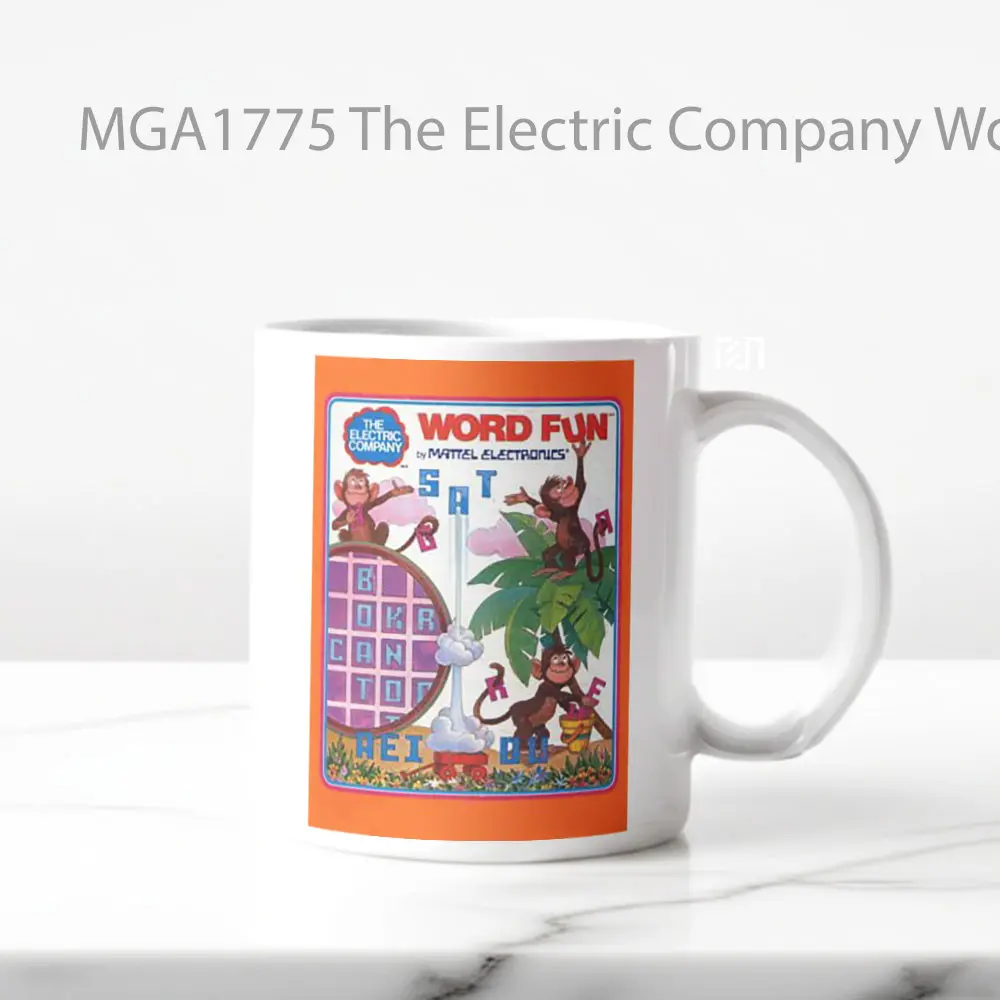 The Electric Company Word Fun Game Mug