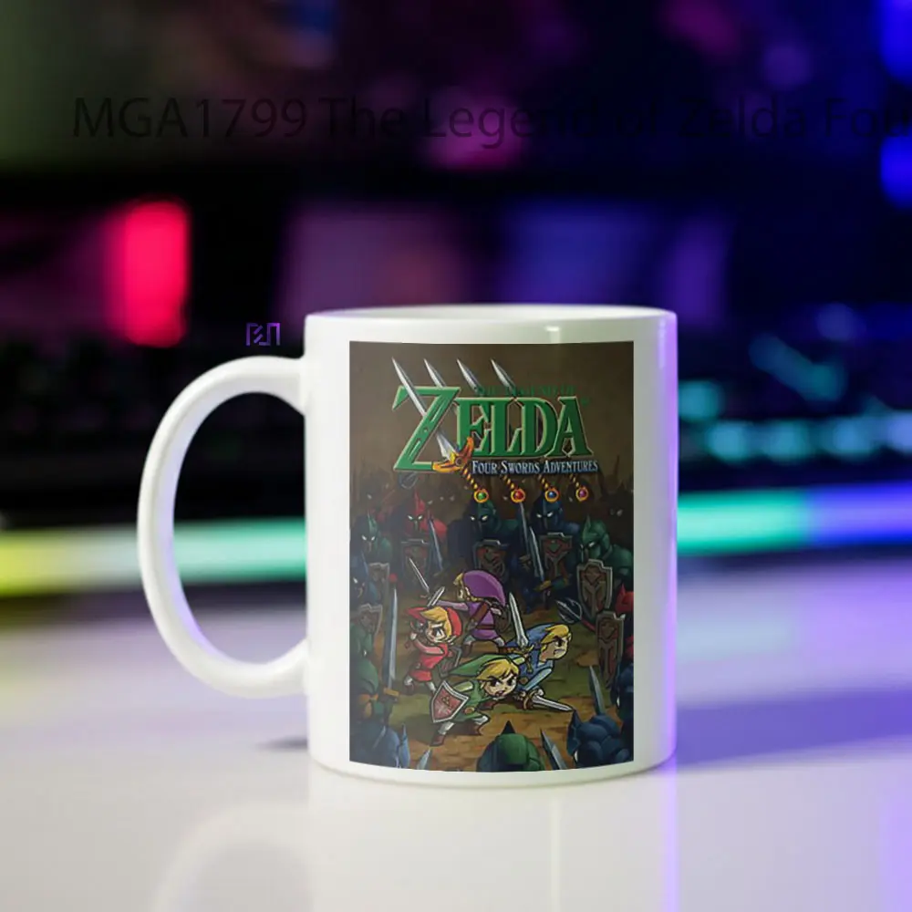 The Legend of Zelda Four Swords Adventures Game Mug - Sudut 2