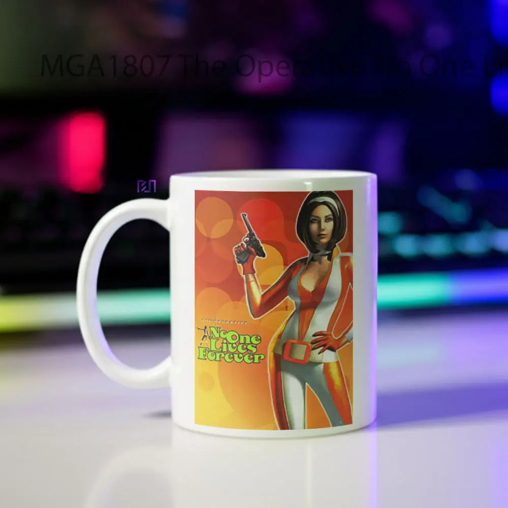 The Operative No One Lives Forever Game Mug - Sudut 2