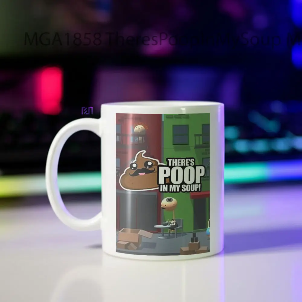 TheresPoopInMySoup Game Mug - Sudut 2