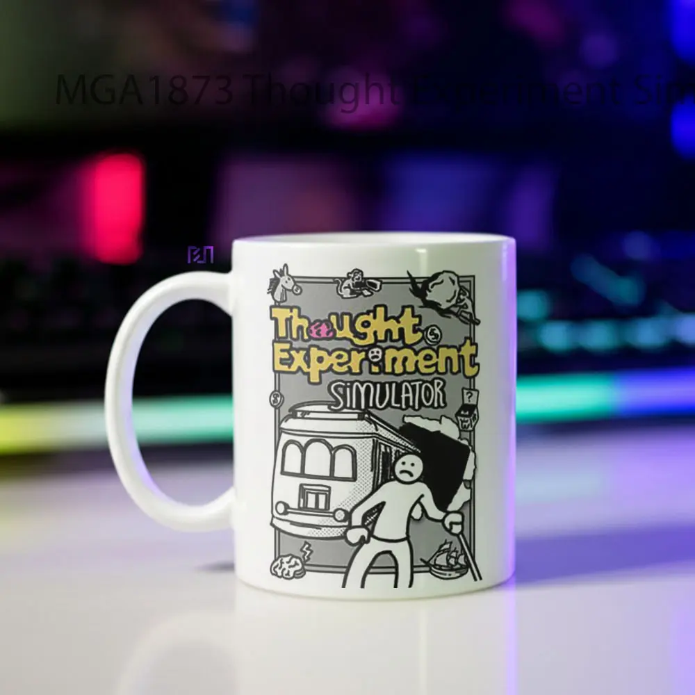 Thought Experiment Simulator Game Mug - Sudut 2