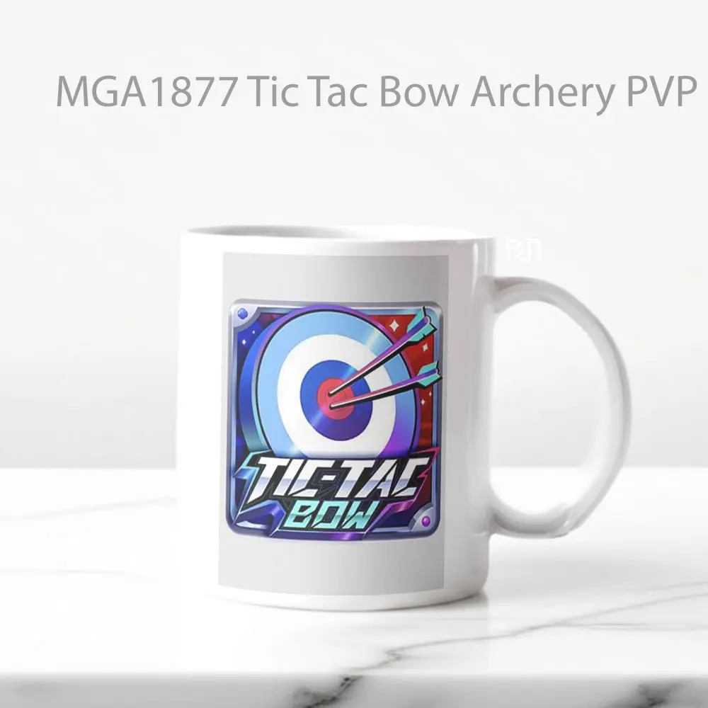 Tic Tac Bow Archery PVP Game Mug