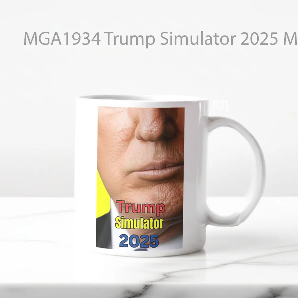 Trump Simulator 2025 Game Mug