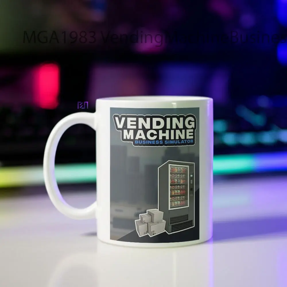 VendingMachineBusinessSimulator Game Mug - Sudut 2