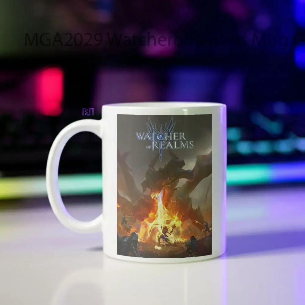 Watcher of Realms Game Mug - Sudut 2