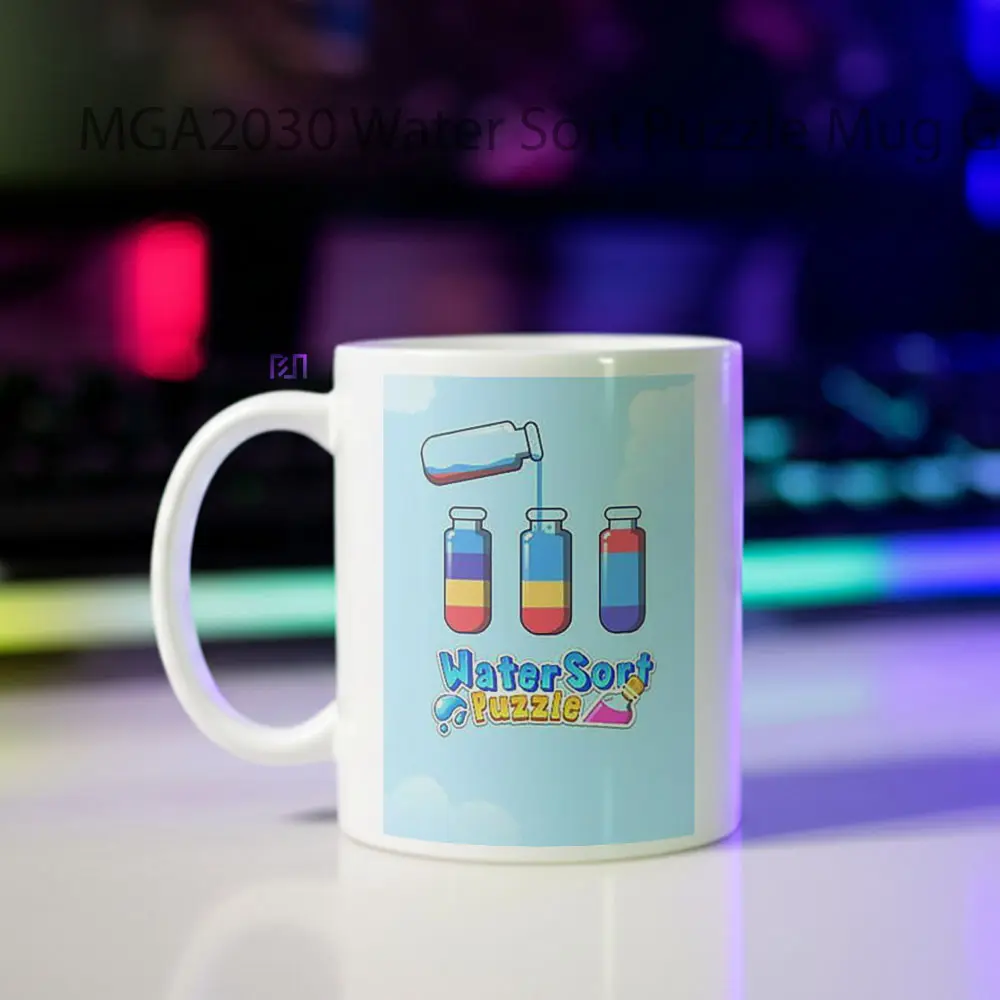 Water Sort Puzzle Game Mug - Sudut 2