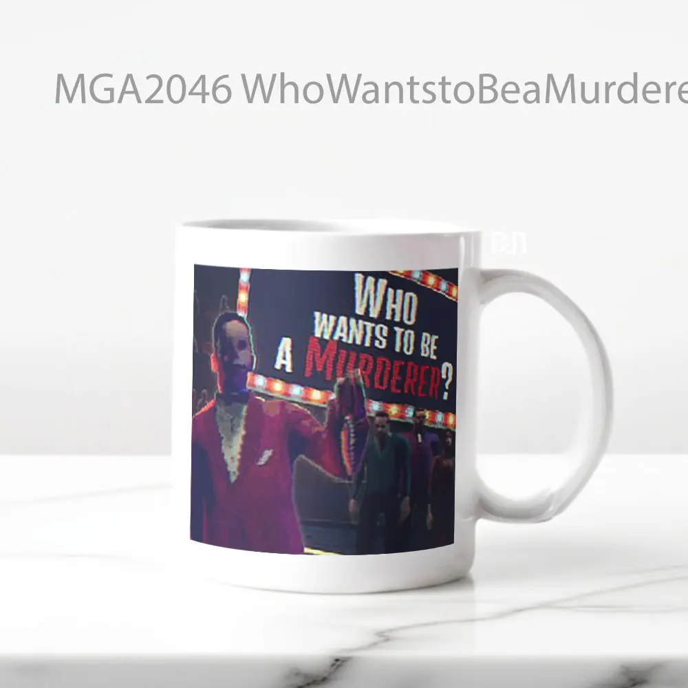 Who Wants to Be a Murderer Game Mug