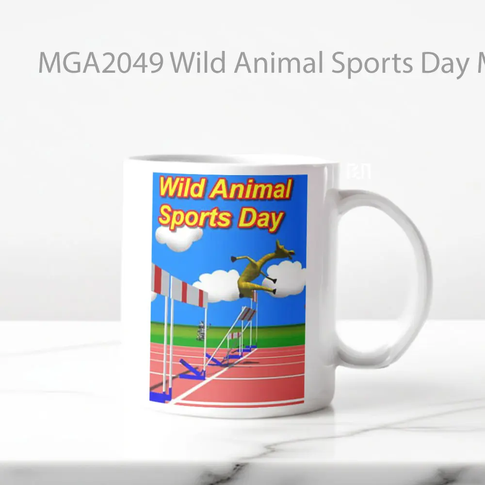 Wild Animal Sports Day Game Mug