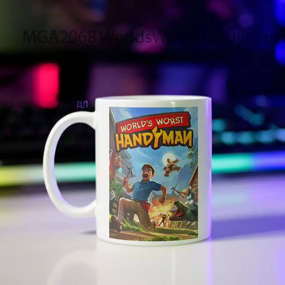World’s Worst Handyman Game Mug - Sudut 2