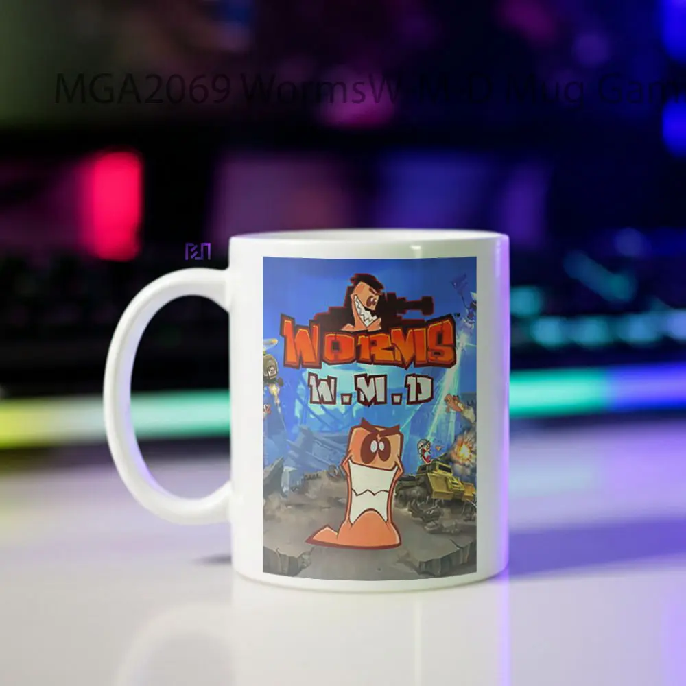 Worms W.M.D Game Mug - Sudut 2