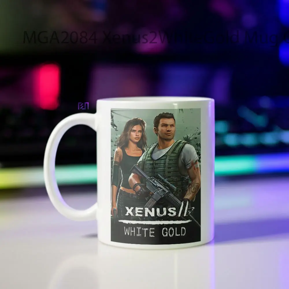 Xenus 2 White Gold Game Mug - Sudut 2