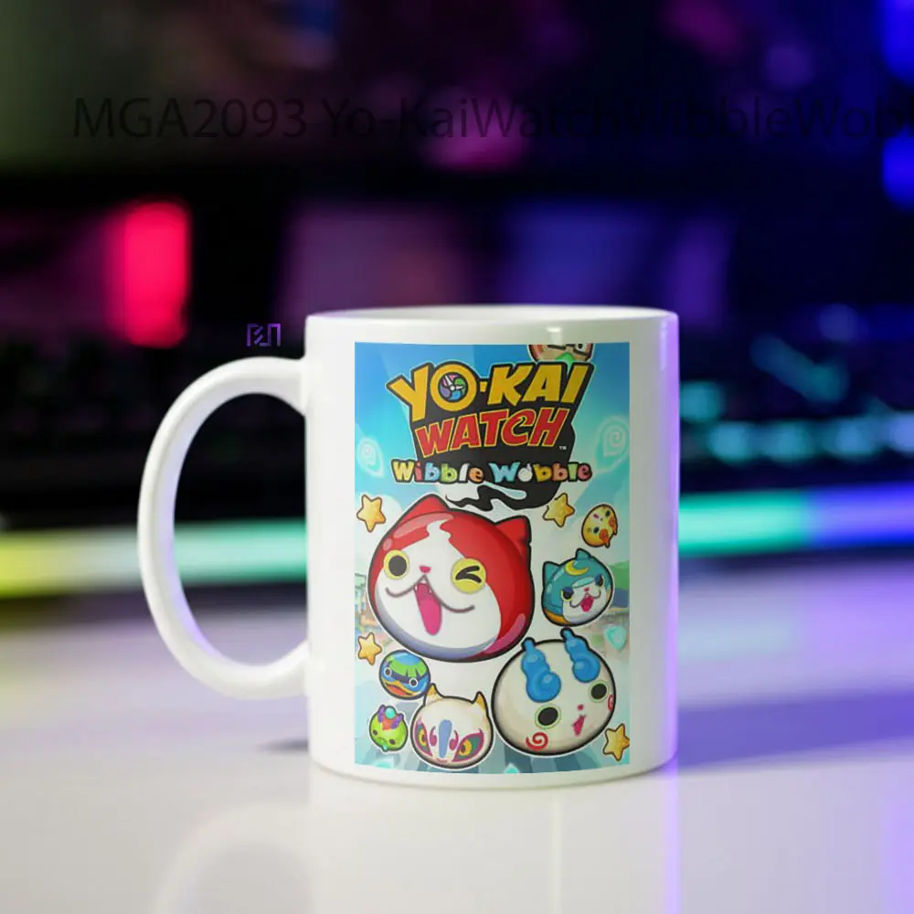 Yo-Kai Watch Wibble Wobble Game Mug - Sudut 2