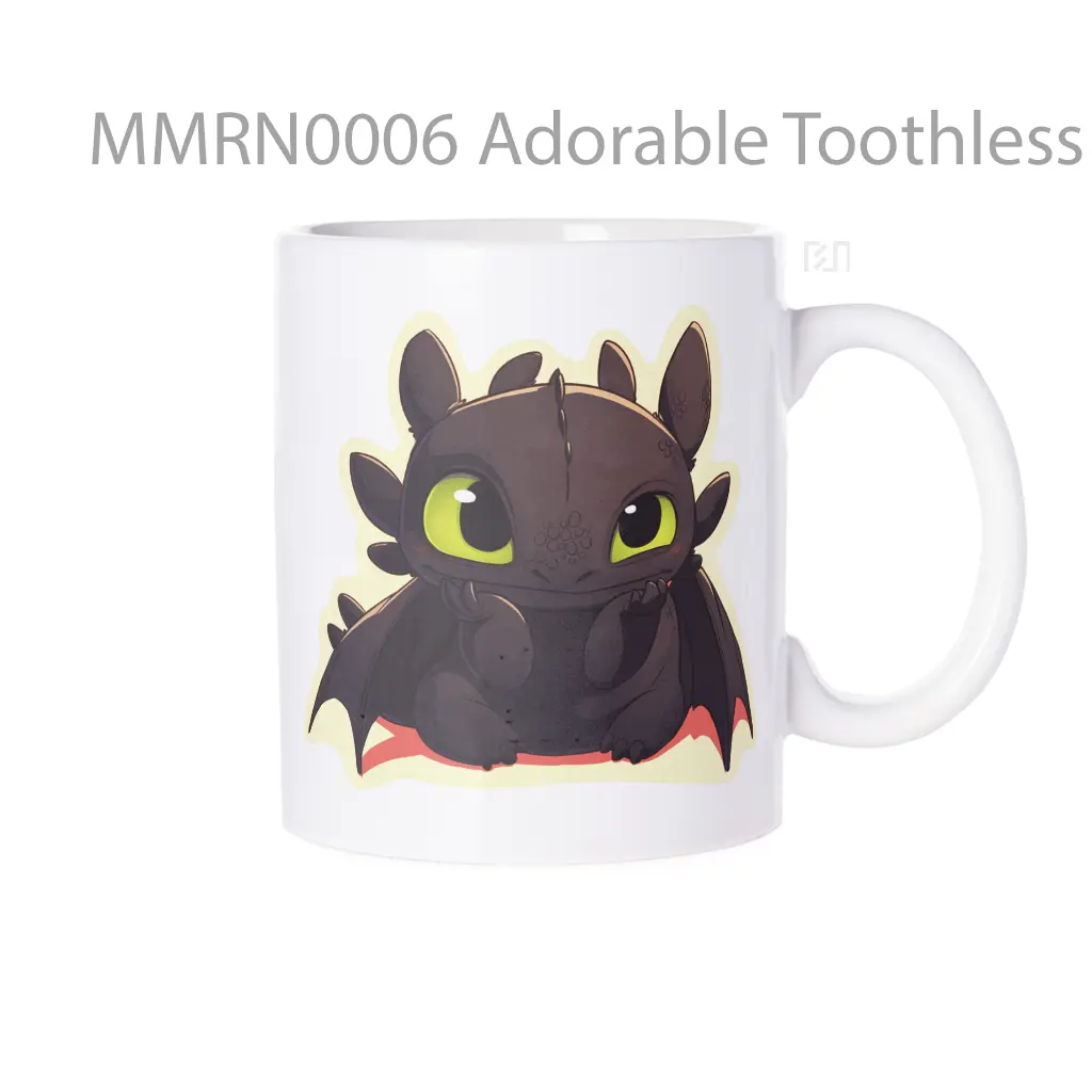 Adorable Toothless Dragon Gelas Keramik Mug