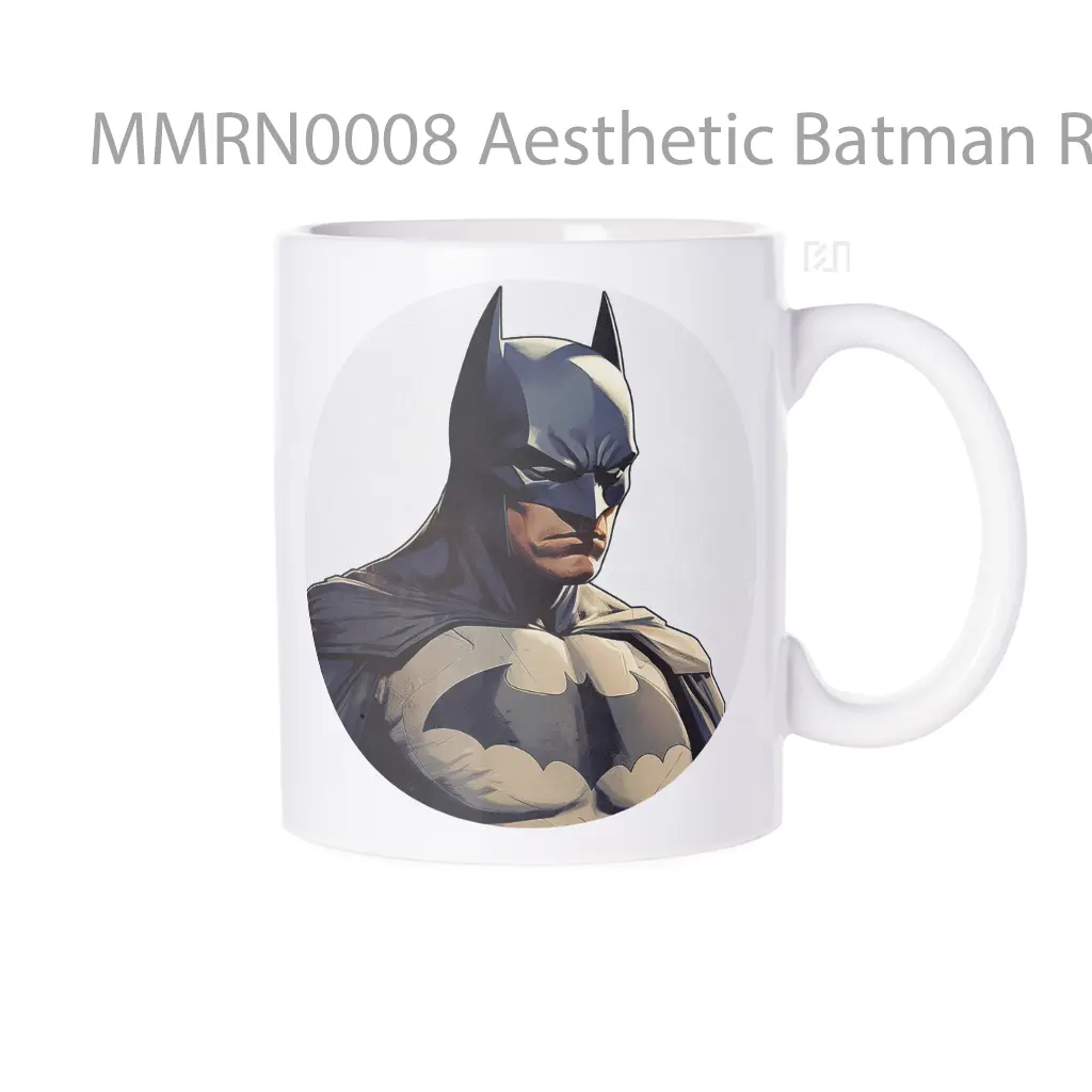 Aesthetic Batman Round Gelas Keramik Mug