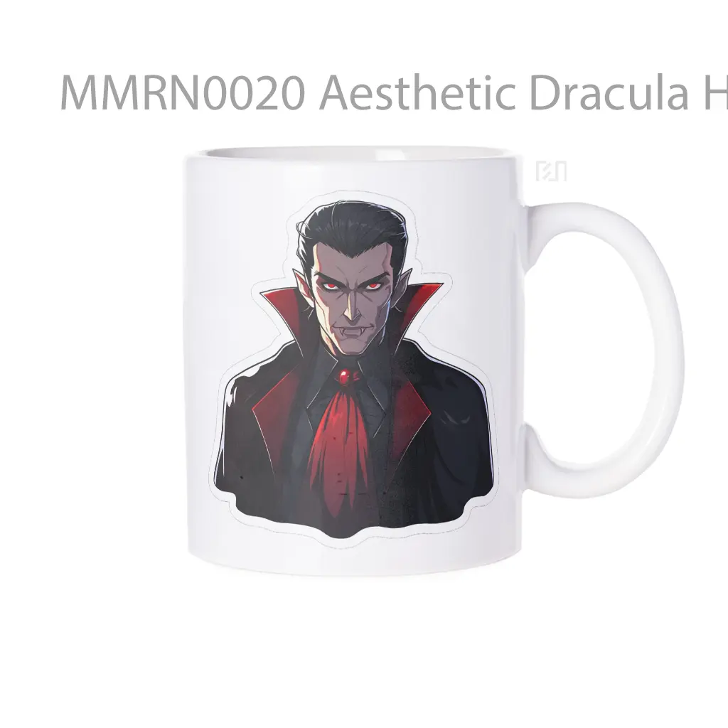 Aesthetic Dracula Halloween Gelas Keramik Mug