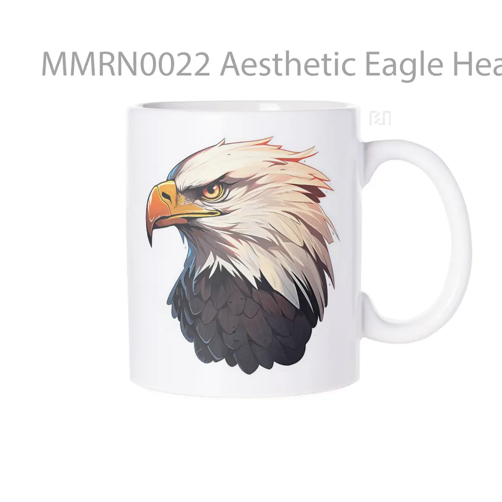 Aesthetic Eagle Head Gelas Keramik Mug