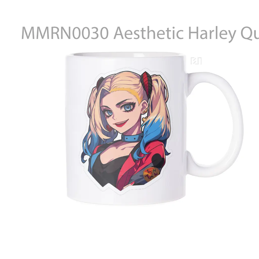 Aesthetic Harley Quinn Dc Comics Gelas Keramik Mug
