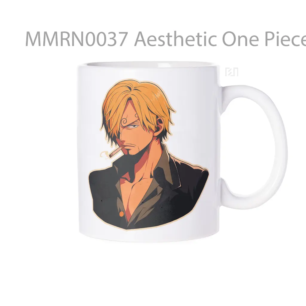 Aesthetic One Piece Sanji Clipart Gelas Keramik Mug