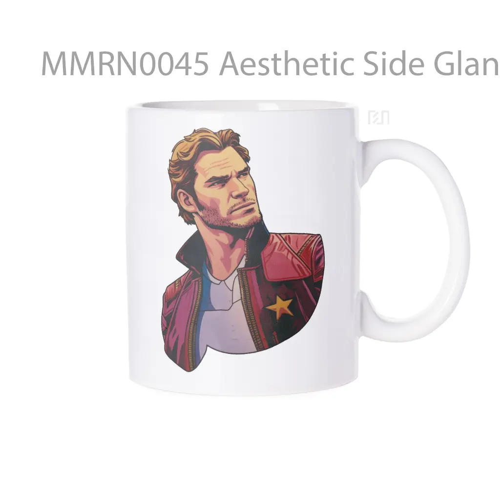 Aesthetic Side Glance Star Lord Marvel Gelas Keramik Mug