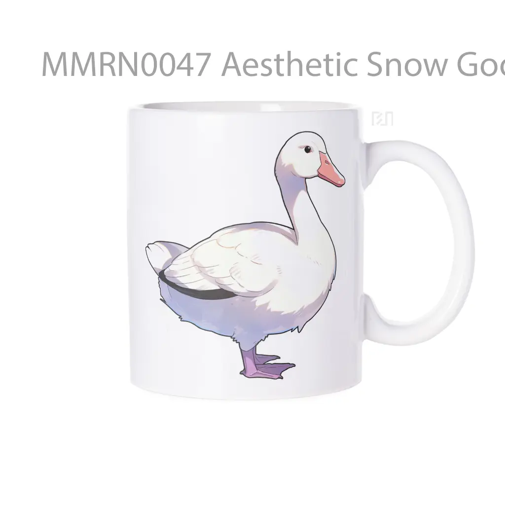 Aesthetic Snow Goose Gelas Keramik Mug
