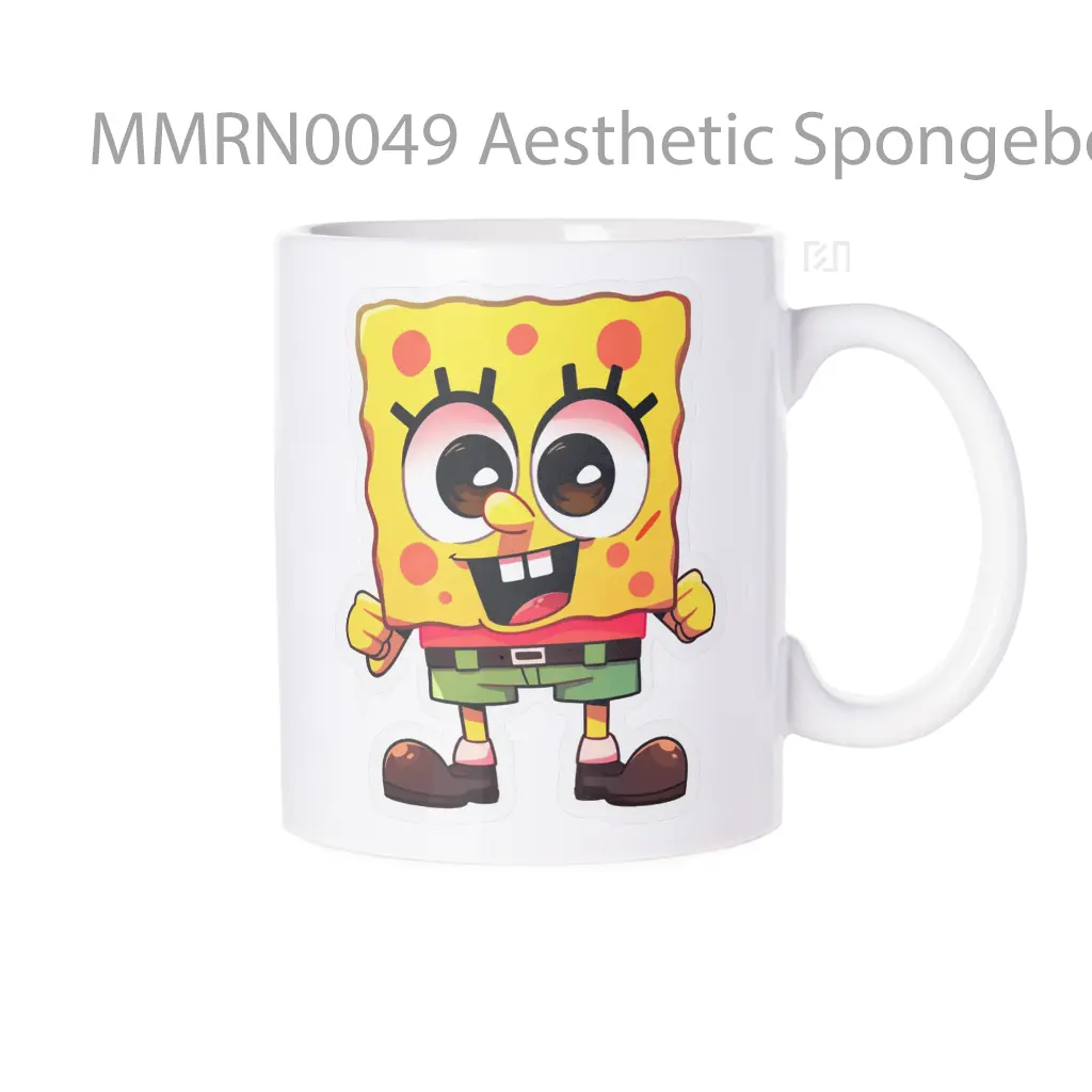 Aesthetic Spongebob Kid Gelas Keramik Mug