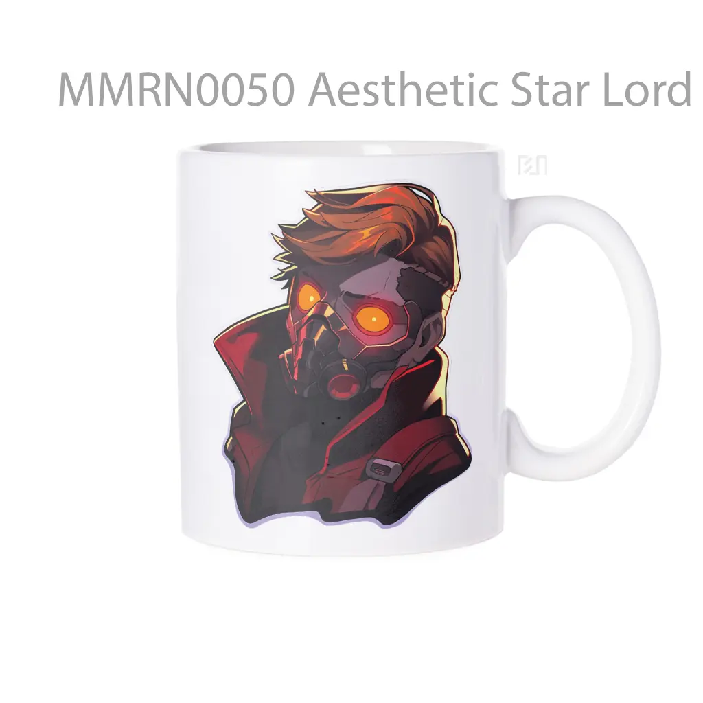 Aesthetic Star Lord In Mask Marvel Gelas Keramik Mug