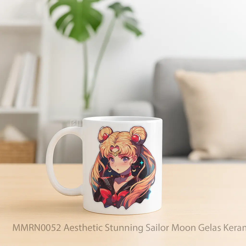 Aesthetic Stunning Sailor Moon Gelas Keramik Mug - Sudut 2