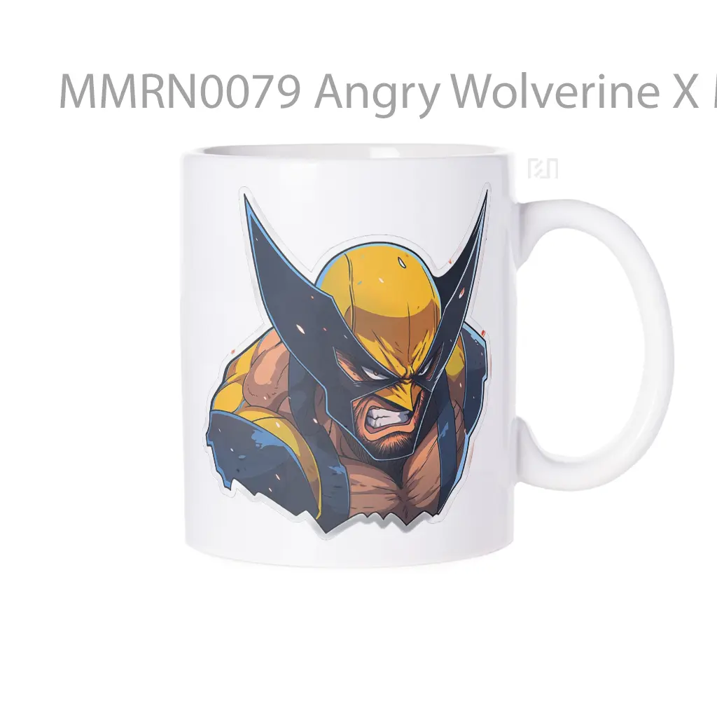 Angry Wolverine X Men Gelas Keramik Mug