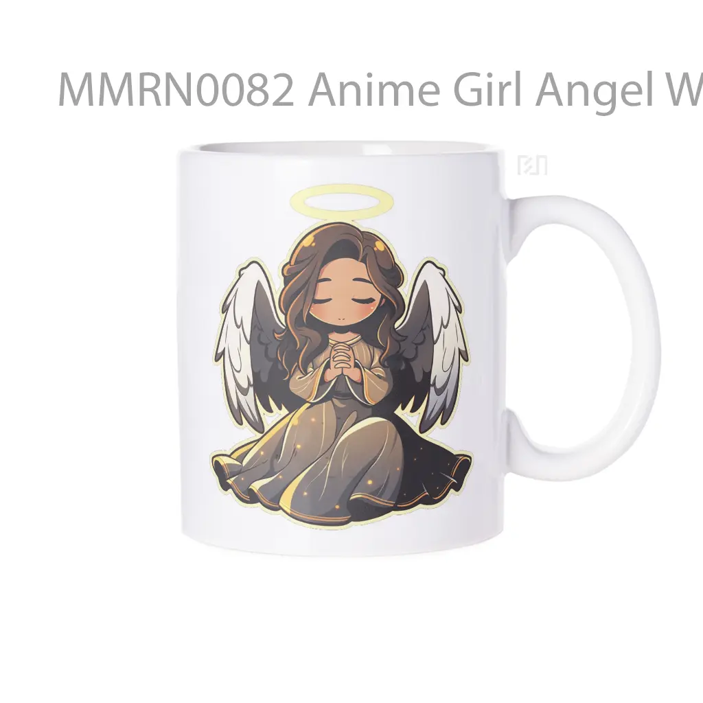 Anime Girl Angel With Halo Gelas Keramik Mug