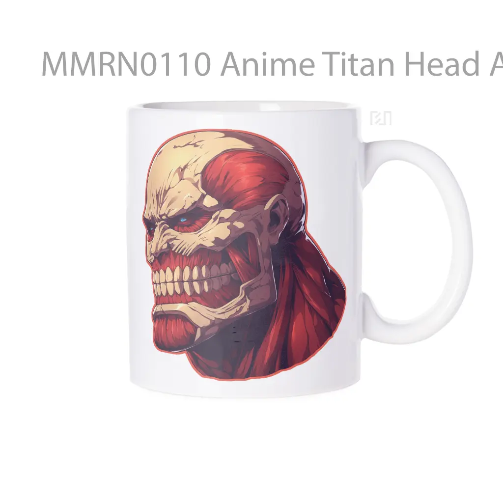 Anime Titan Head Aot Gelas Keramik Mug