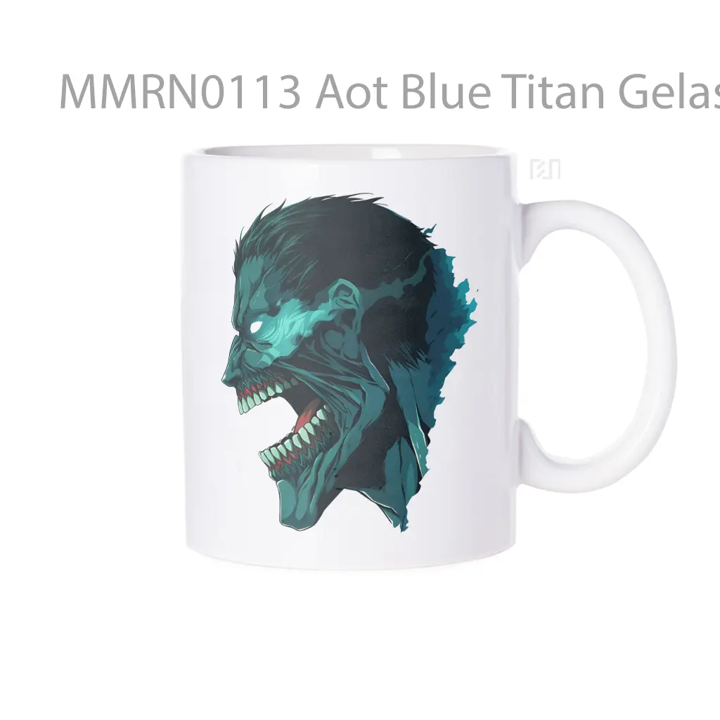 Aot Blue Titan Gelas Keramik Mug