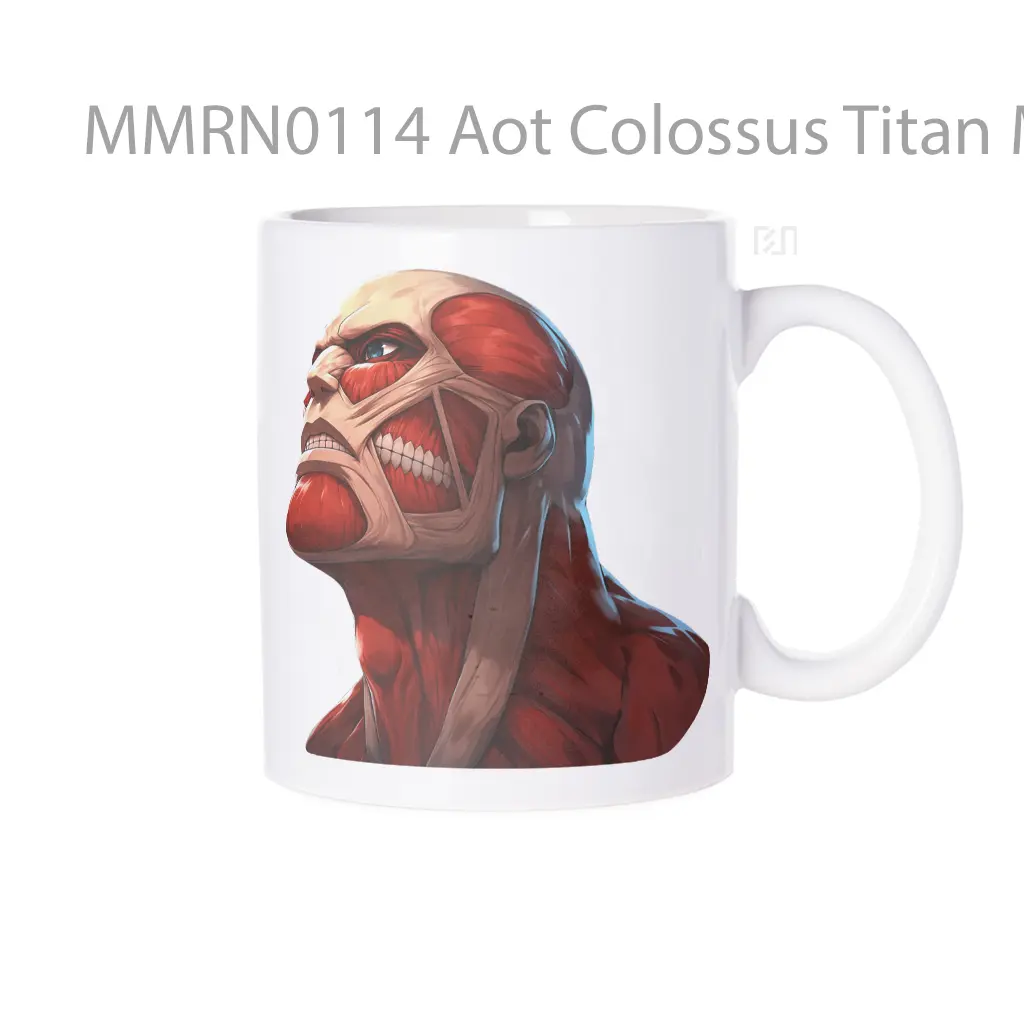 Aot Colossus Titan Menacing Gaze Gelas Keramik Mug