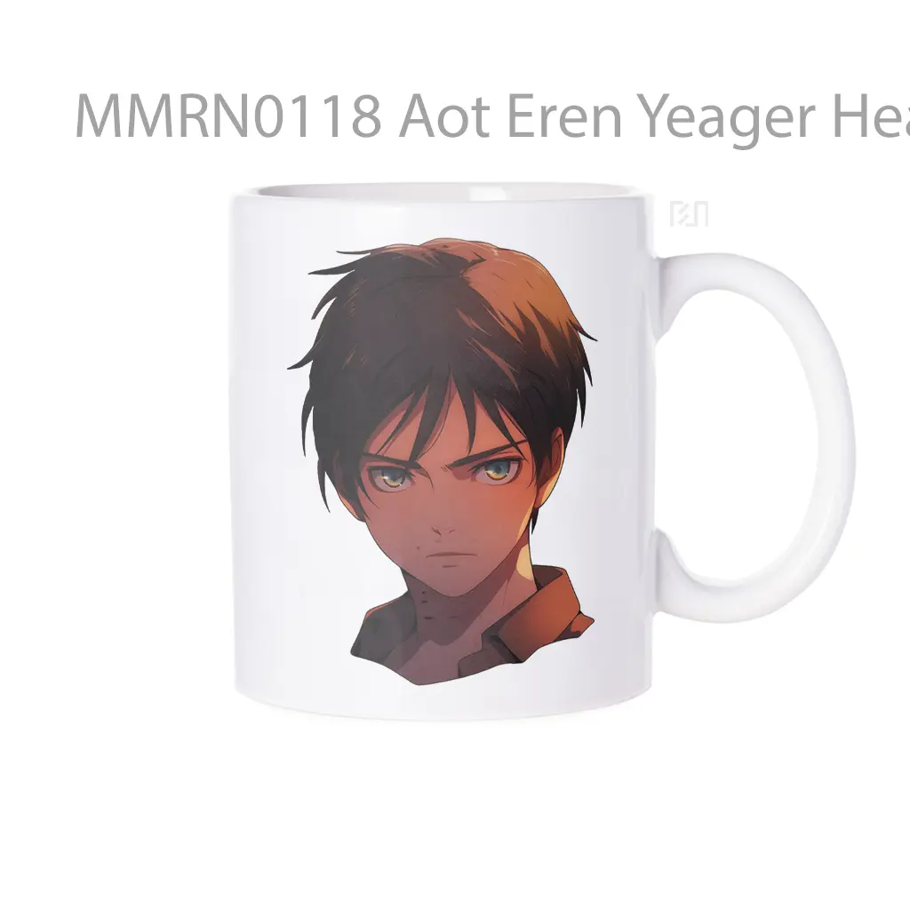 Aot Eren Yeager Head Anime Gelas Keramik Mug