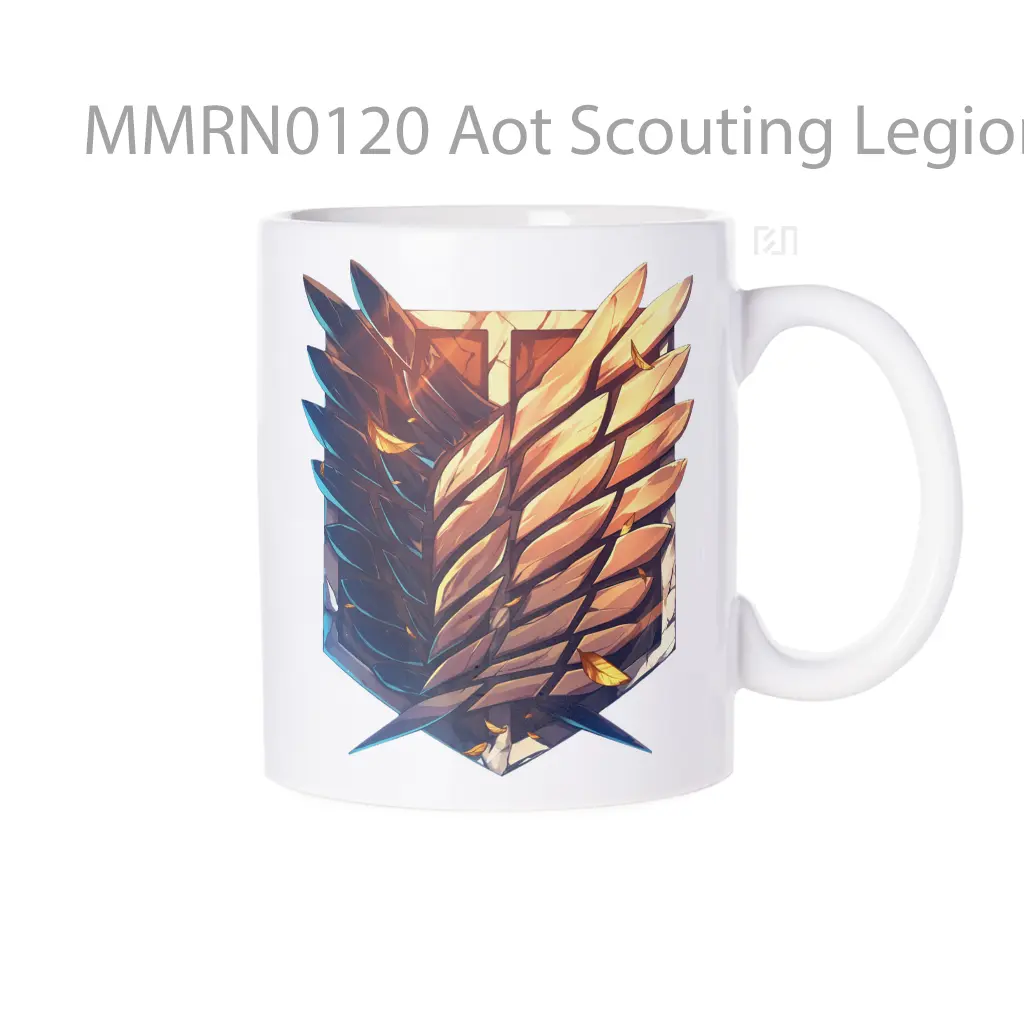 Aot Scouting Legion Emblem Gelas Keramik Mug