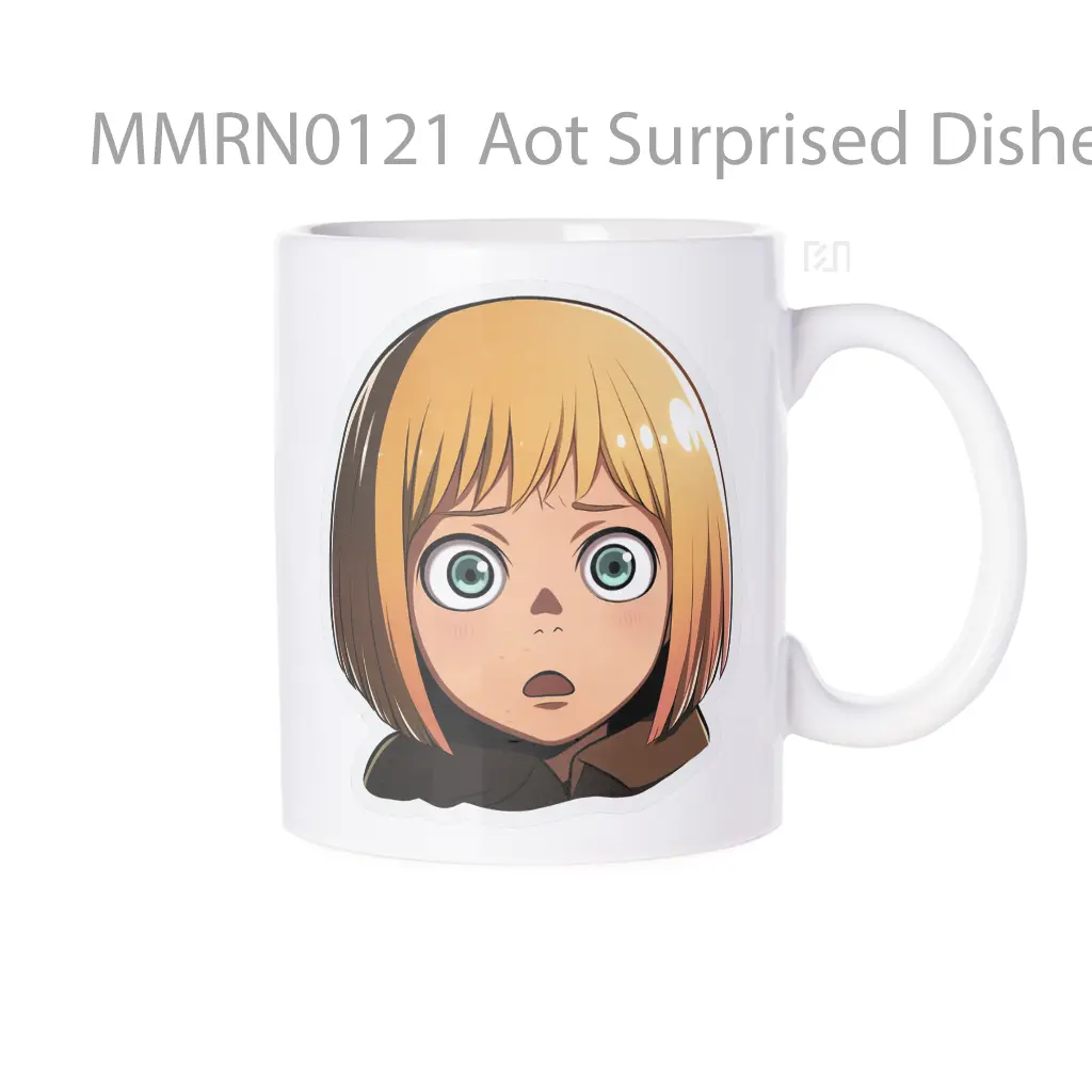 Aot Surprised Disheartened Armin Arlert Gelas Keramik Mug